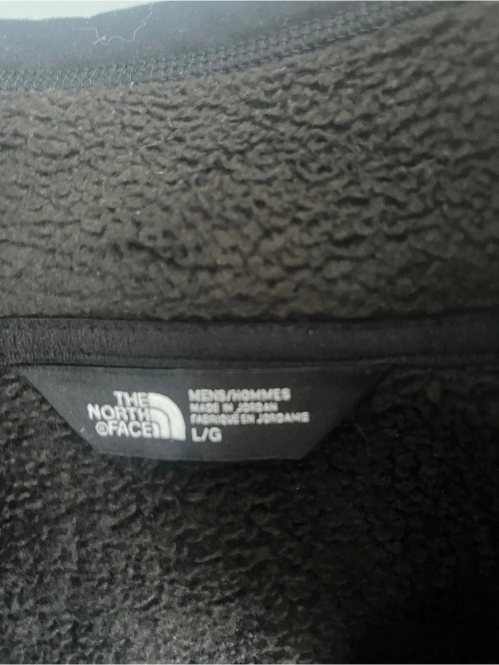 North Face Mens Zip Up Jacket Size Large